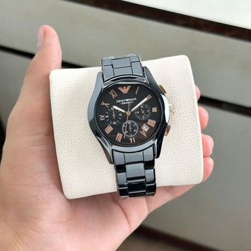 EPO ARMNI [CERAMICA] BLACK CERAMIC WATCH