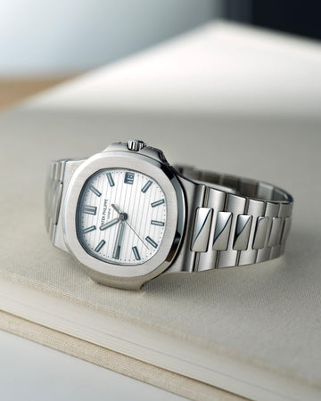 PTK PHLP WHITE SILVER STEEL WATCH