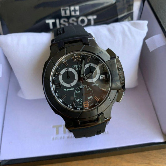 TSOT 1853 [T-RACE] BLACK SILICON WATCH